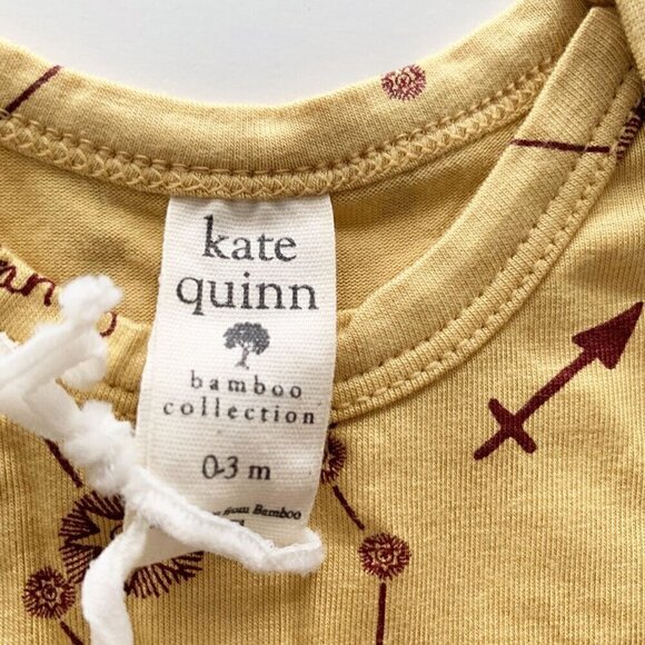 Kate Quinn Organics Sagittarius Baby Bamboo Footie 0-3 Months - Picture 4 of 6